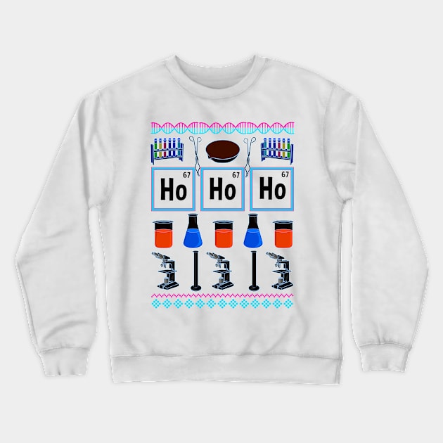 Science Gifts. Ugly Science Christmas Sweater. Ugly Chemistry Christmas. Crewneck Sweatshirt by KsuAnn